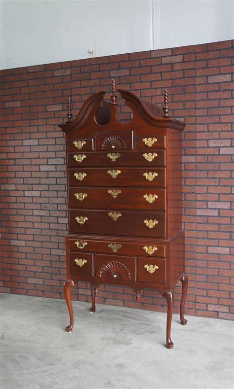 Highboy Tall Chest Of Drawers Chest On Chest Queen Anne Etsy