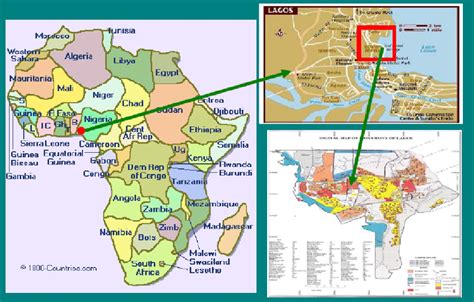 Satellite map of lagos, nigeria. Map of the University of Lagos. | Download Scientific Diagram