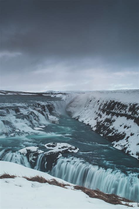 Iceland Gullfoss Waterfall Located In The Canyon Of Hvítá Flickr