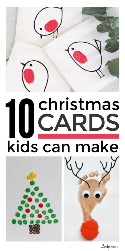 Simple Christmas Cards Kids Can Make Artofit