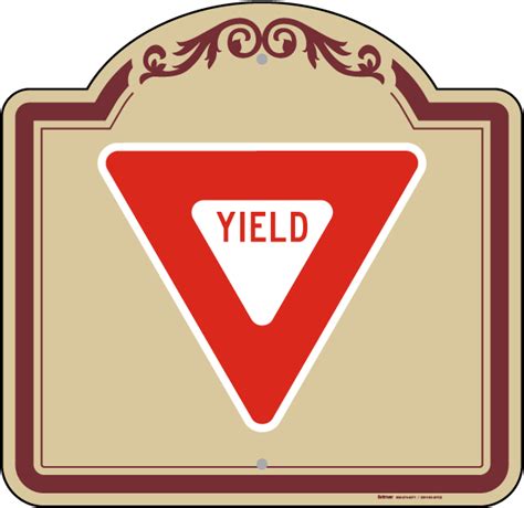 Yield Sign Claim Your 10 Discount