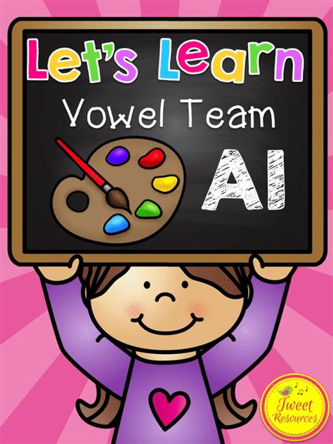 Teach Long Vowel Team Combination Ai With This Easy To Use Fun And