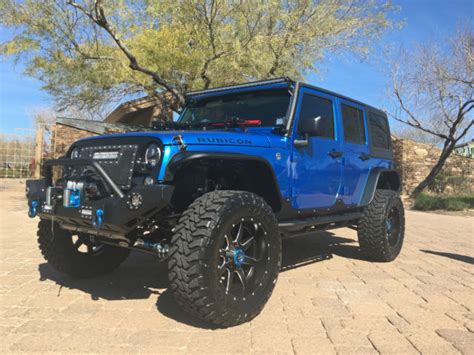Check out our jeep wrangler selection for the very best in unique or custom, handmade pieces from our car parts & accessories shops. Custom Built Hydro Blue Jeep Wrangler JK Unlimited Rubicon ...