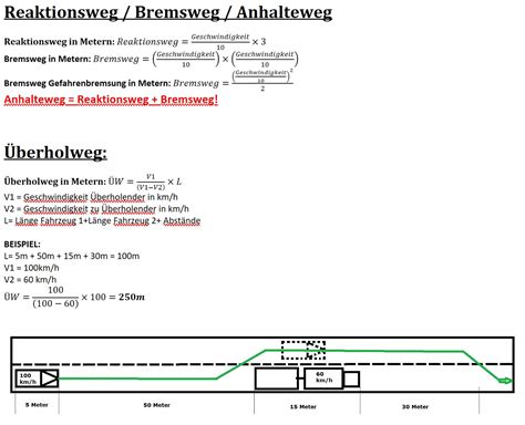 Die herkunft der bezeichnung ist nicht geklärt. Bremsweg Berechnen Faustformel