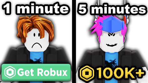 How I Made 100000 Robux In 5 Minutes Youtube