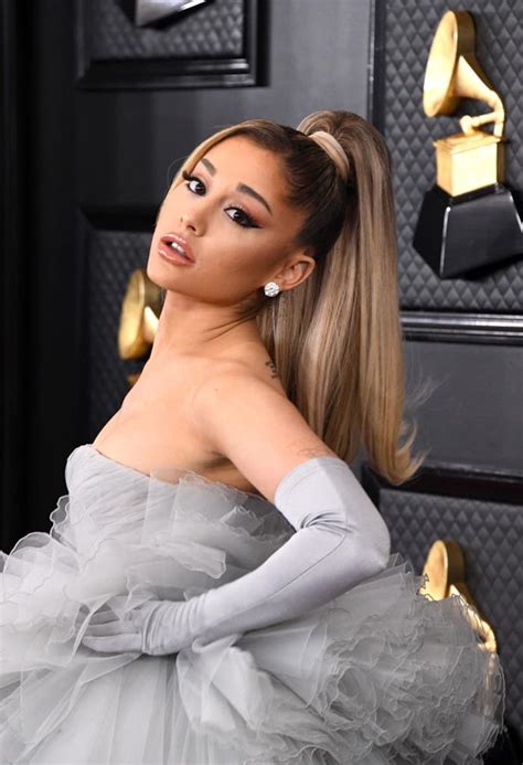 Ariana Grande S Stuns In Tulle At The 2020 Grammys Elle Australia