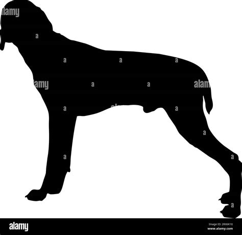 Dog silhouette sign vector illustration. Black dog or wolf shape over