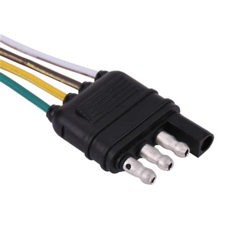 We have trailer connectors and adapters, wire, wire connectors, mounting brackets, circuit breakers and testers, junction boxes and wiring tools. Trailer Wiring Harness Extension 4 Pin Male Plug Flat Wire ...