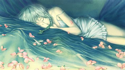 Girl Anime Sleep Wallpapers Wallpaper Cave