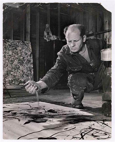 Jackson Pollock At Work Pollock Was Born On This Day In 1912