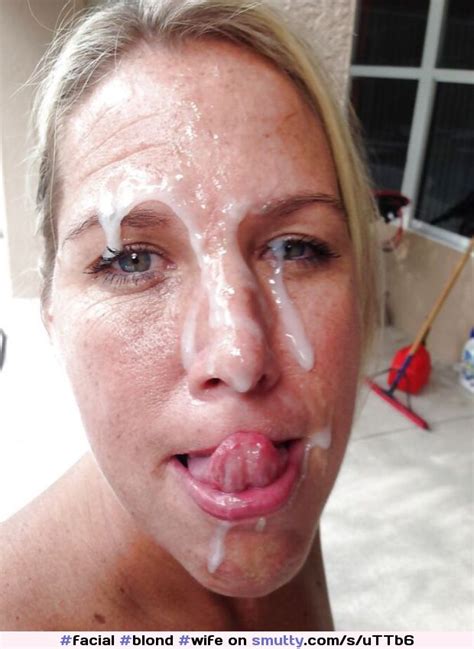 Facial Blond Wife Cumonface Toungue Lickingcum Hot Sex Picture