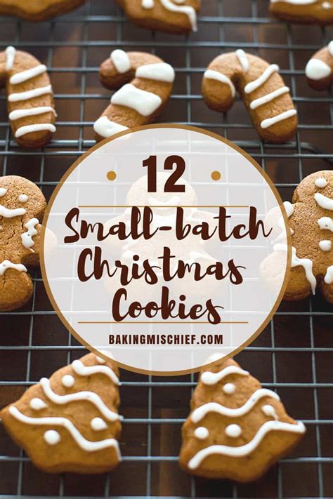 The queen of all cookie creations is here to walk you through the many different types of cookies—yes, there's more than one! Twelve Days of Small-batch Christmas Cookies - Baking Mischief