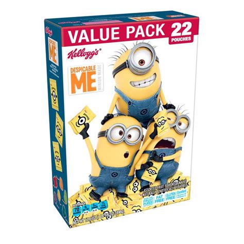 Kelloggs Despicable Me Fruit Flavored Snacks Assorted Fruit Flavored