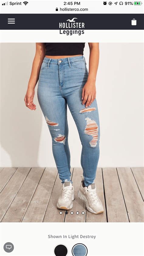Hollister Jeans In 2020 Hollister Jeans Outfits Girl Bottoms Hollister Clothes
