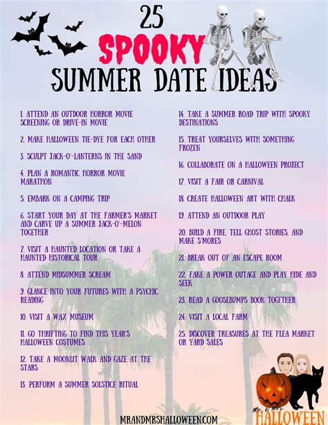 25 Spooky Summer Date Ideas Artofit