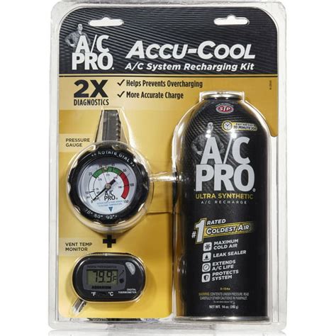 Ac Pro Accu Cool Air Conditioning System Recharging Kit 14oz