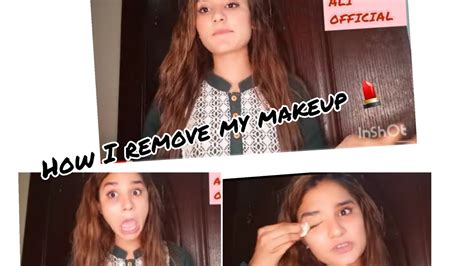 how i remove my makeup 💄 youtube