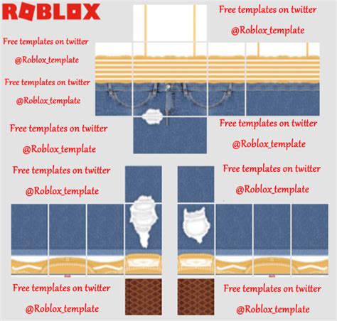 Roblox Templates Robloxtemplate Twitter Roupas De Unicórnio