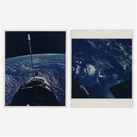 Buzz Aldrin Extremely Rare Eva Photographs From Outer Space Gemini
