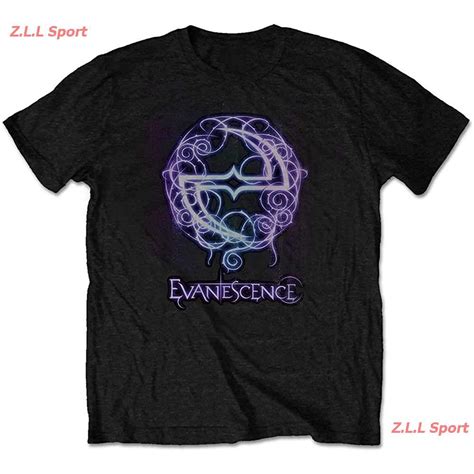 ขายดี เสื้อยืดผ้าฝ้ายพิมพ์ลายevanescence Mens Want Slim Fit T Shirt Black Evanescence อีวาเนส