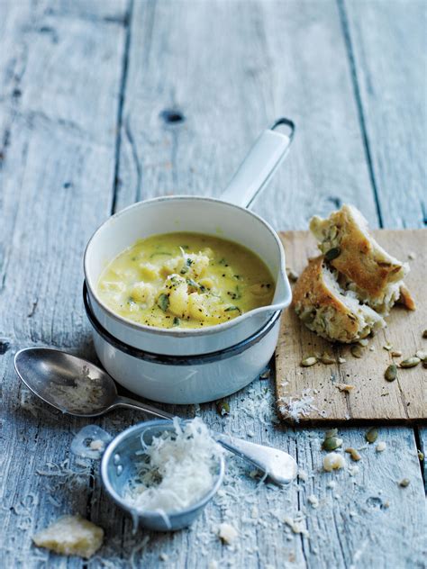 Put back into soup pot on low heat or double boiler and whisk in the following: Cheeky Cauliflower Cheese Soup $5.79ea #Woolworths # ...