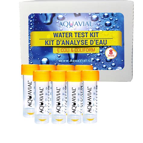 Aquavial Water Test Kit E Coli And Coliform Aquabsafe