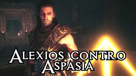 Assassin S Creed Odyssey Lore Alexios Contro Aspasia Youtube