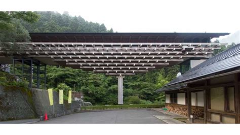 Yusuhara Wooden Bridge Museum Japan Architecture