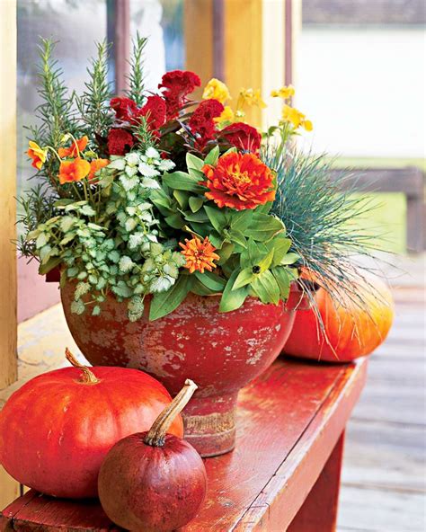 Fresh Fall Container Gardens Fall Container Gardens Fall Containers