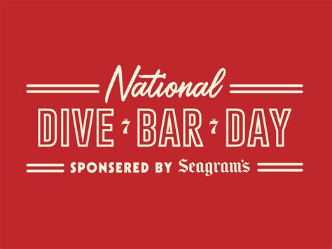 Seagrams National Dive Bar Day By Rachel Botts Schoenholz On Dribbble