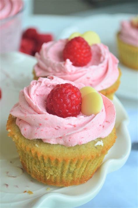 Small Batch Matcha Cupcakes With Real Raspberry Buttercream Frosting