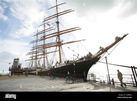 The Sedov The Largest Tall Ship In The World Moored At The End Of The