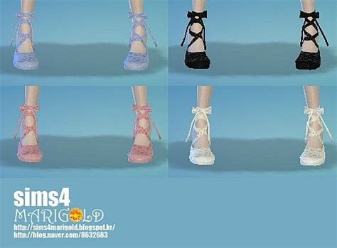 Ribbon Ballet Shoe Ribbon Ballet Shoe Sims 4 Item Naver Blog 심즈 4