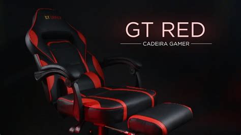Cadeira Gt Gamer Red Youtube