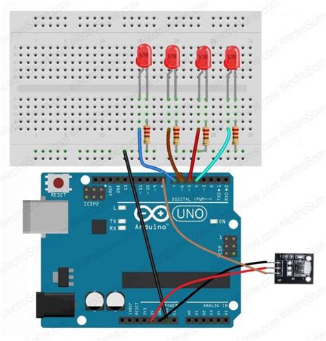 How To Control Leds With An Arduino And Ir Sensor Arduino Sensor Images