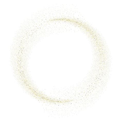 Premium Vector Vector Gold Glitter Circle Abstract Backgroun