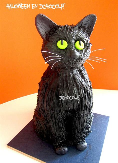 Black Cat Cake Decorated Cake By Dchocolat Cakesdecor