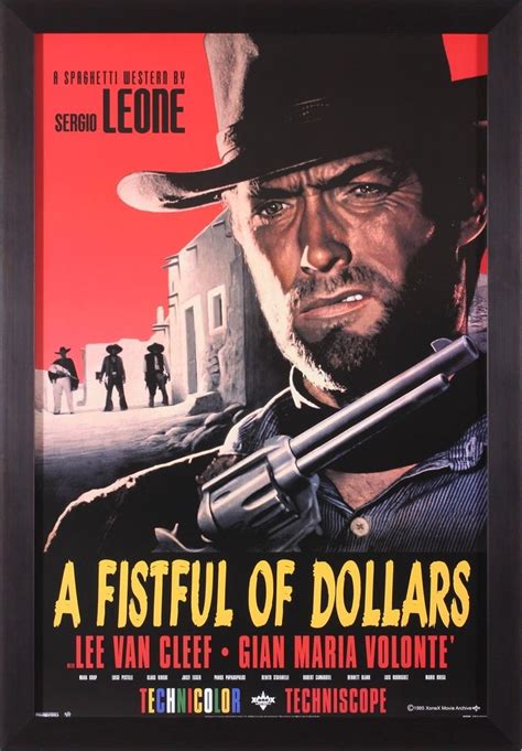 A Fistful Of Dollars 1964 Movie Posters Vintage Vintage Movies