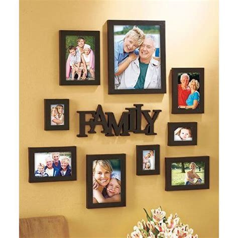Oct 21 2016 check out 30 family picture frame wall ideas. Create an impressive family photo collage with our 10-pc ...