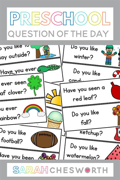 Fun Preschool Question Of The Day A Guide For Pre K Teachers And