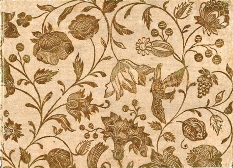 Vintage Floral Patterns 2017 Grasscloth Wallpaper