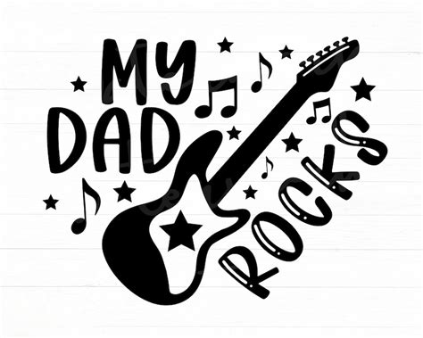 My Dad Rocks Svg Dad Svg Fathers Day Svg Father Svg Etsy Uk