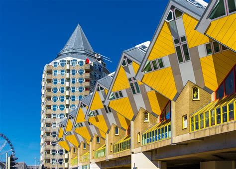 Rotterdam Architecture The Cube Houses Stock Image Image Of Houses