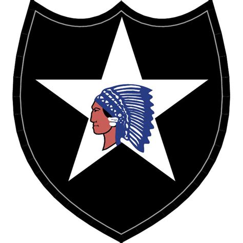 Emblem Of 2nd Infantry Division Royalty Free Stock Svg Vector