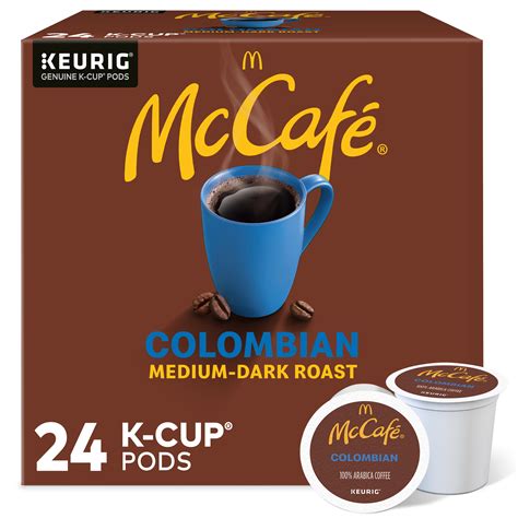 Mccafe Colombian K Cup Coffee Pods Medium Dark Roast Count For Keurig Brewers Walmart Com