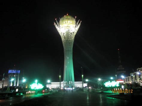 Move To Kazakhstan Astana At Night