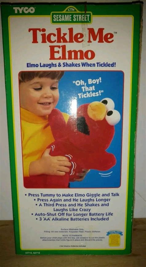 Tickle Me Elmo Sesame Street Tyco Vintage 1997 New 1880235160