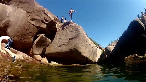 Tar Creek Cliff Jump Youtube
