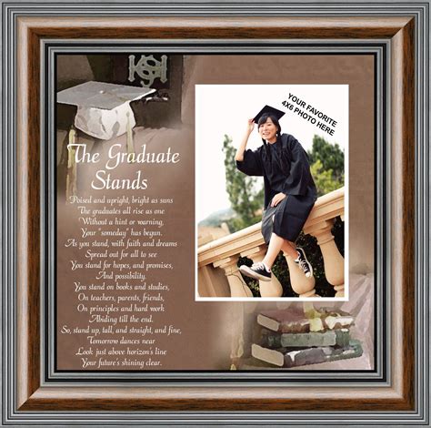 The Graduate Stands Graduation Gifts College Graduation Frame 10X10