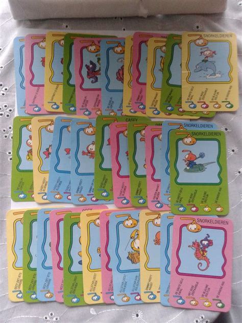 It is a race to get 12 victory points and different organisms give different points. vintage Snorks dutch Quartet card game by simplyproducts ...